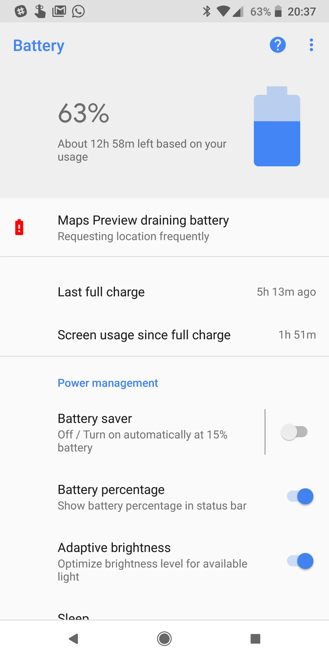 Android 8.1 sẽ bổ sung thêm tính năng giúp cho biết cách các ứng dụng đang tiêu hao pin