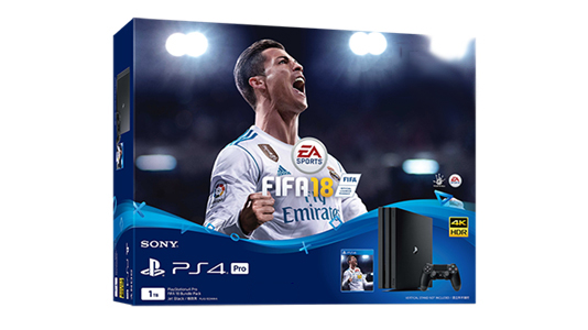 Sony ra mắt FIFA18 BUNDLE cho máy chơi game PS4 (500GB) và PS4 Pro