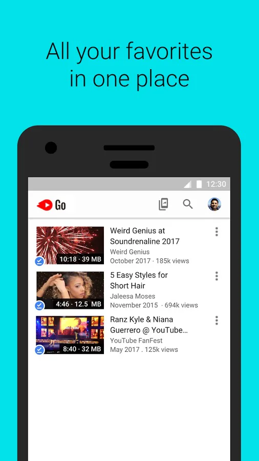 YouTube Go đã được phát hành chính thức trên Google Play Store