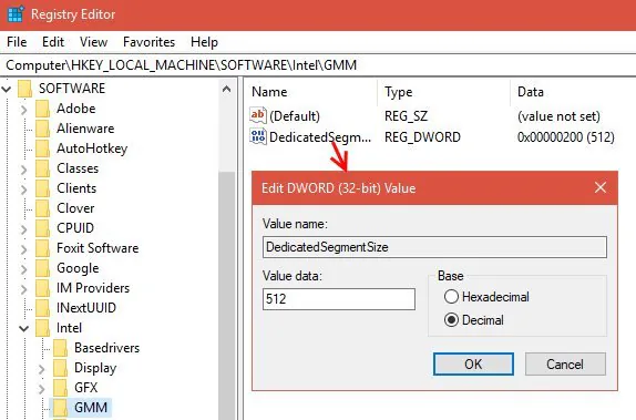Cách tăng VRAM trên máy tính Windows 10