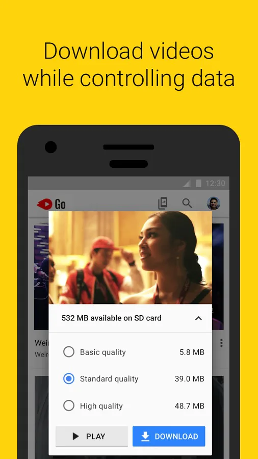 YouTube Go đã được phát hành chính thức trên Google Play Store