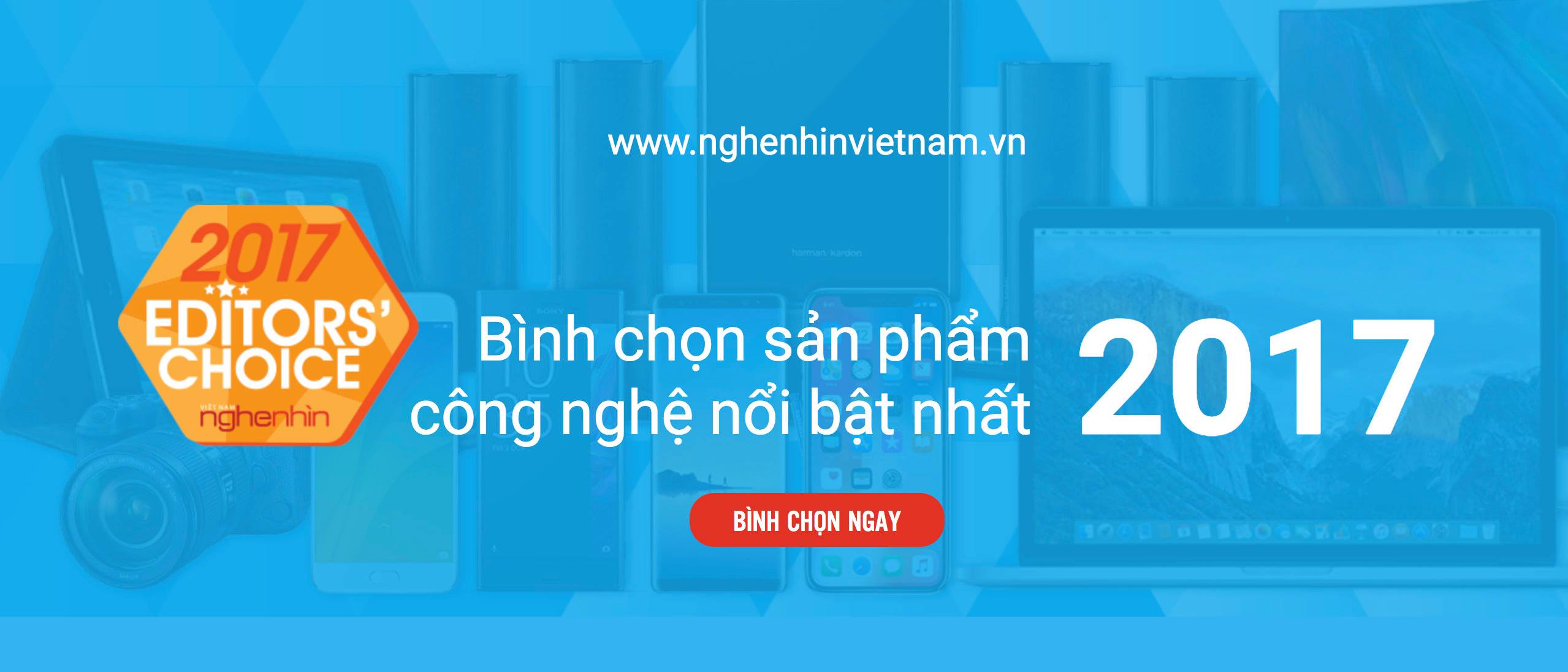 Mời tham gia bình chọn sản phẩm công nghệ từ tạp chí Nghe Nhìn Việt Nam