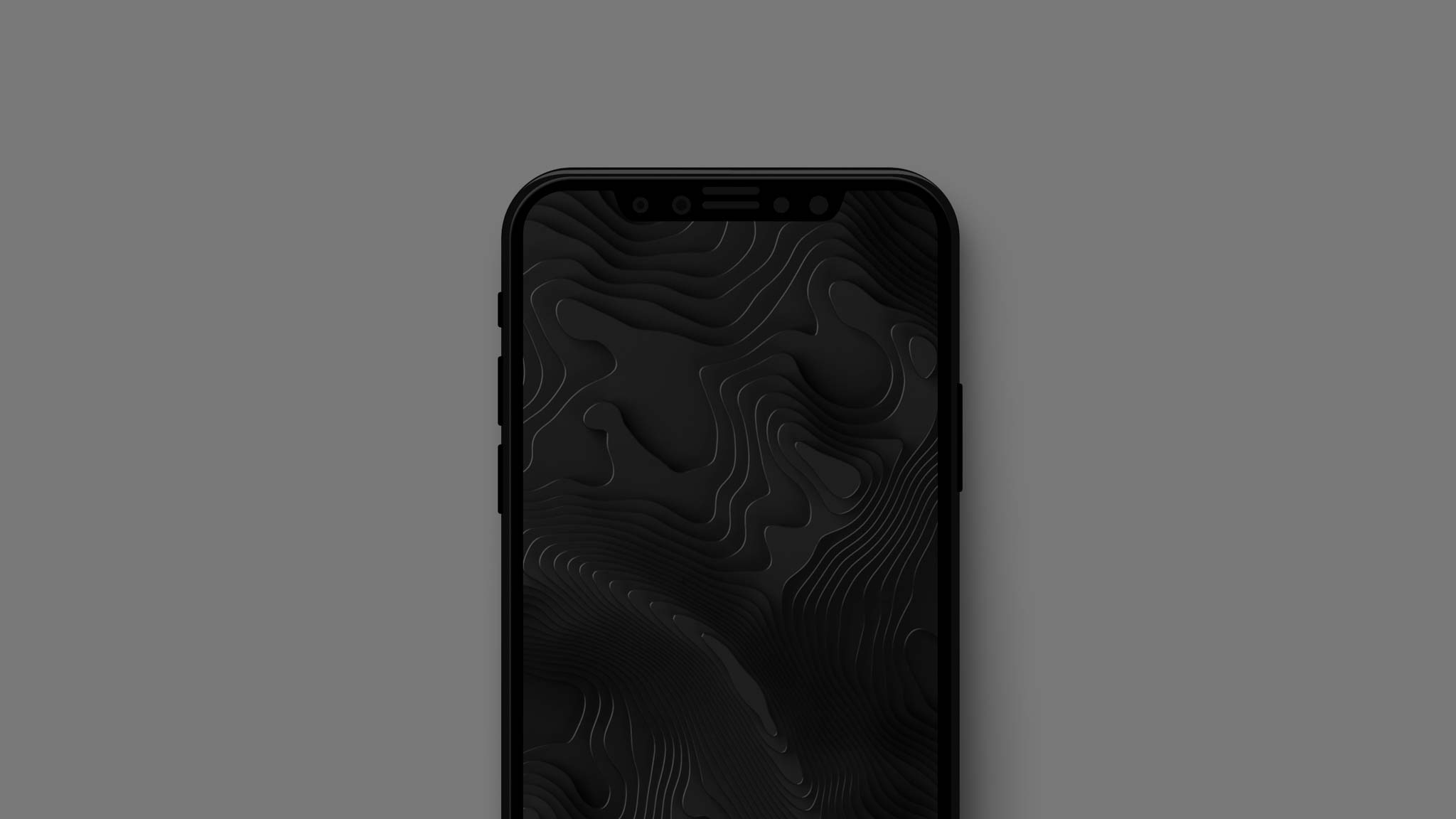 Wallpapers đẹp cho iDevice: Ảnh nền màu tối giúp tiết kiệm pin cho iPhone X
