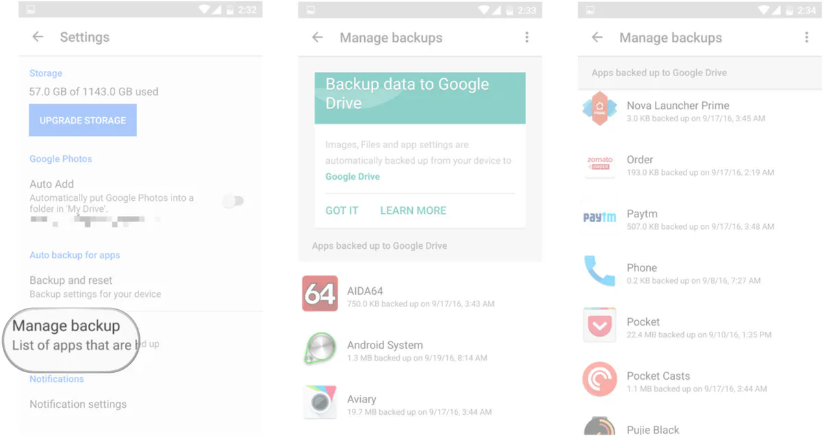 Cách khôi phục ứng dụng và cài đặt cho điện thoại Android mới