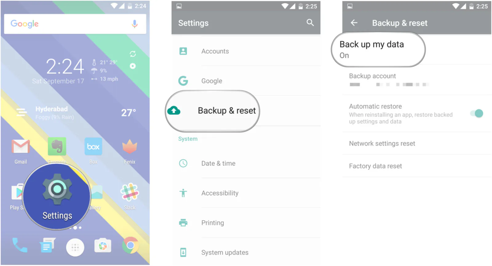 Cách khôi phục ứng dụng và cài đặt cho điện thoại Android mới