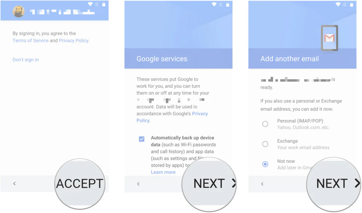 Cách khôi phục ứng dụng và cài đặt cho điện thoại Android mới
