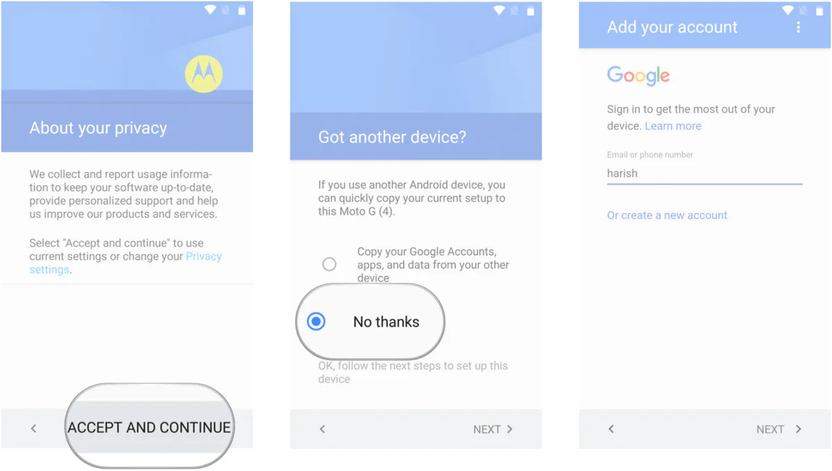 Cách khôi phục ứng dụng và cài đặt cho điện thoại Android mới