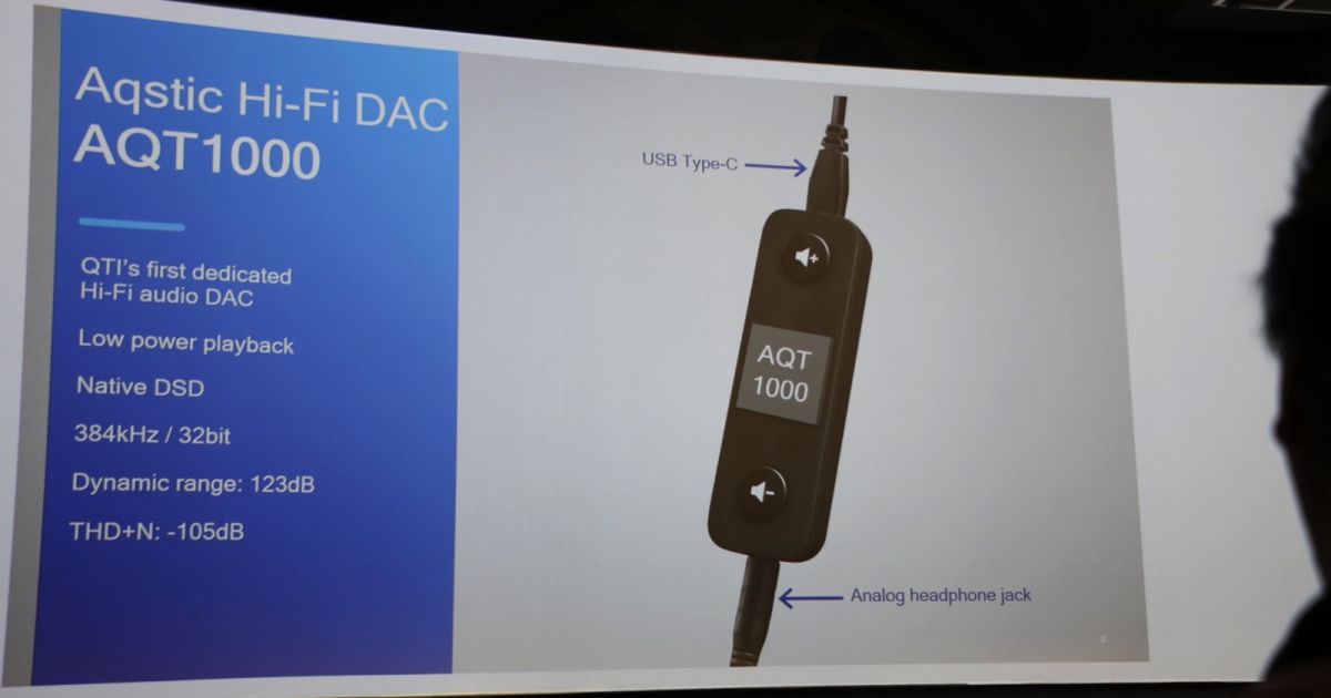 Qualcomm cho ra mắt DAC âm thanh rời kết nối qua cổng USB-C, mang tên mã AQT1000