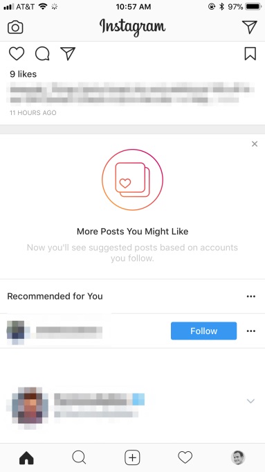 Instagram cập nhật tính năng "Recommend" - tự động gợi ý nội dung vào newfeed của bạn