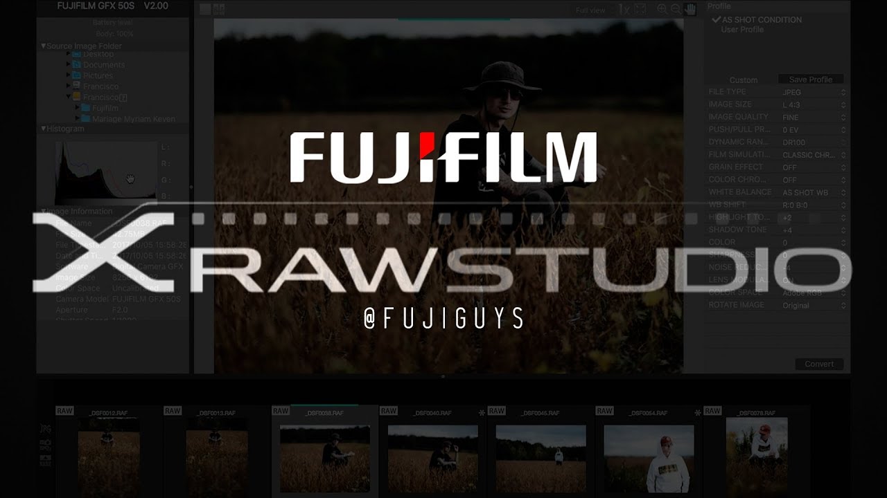 Fujifilm ra mắt phần mềm FUJIFILM X RAW STUDIO, hỗ trợ macOS, Windows sẽ có vào tháng 2/2018
