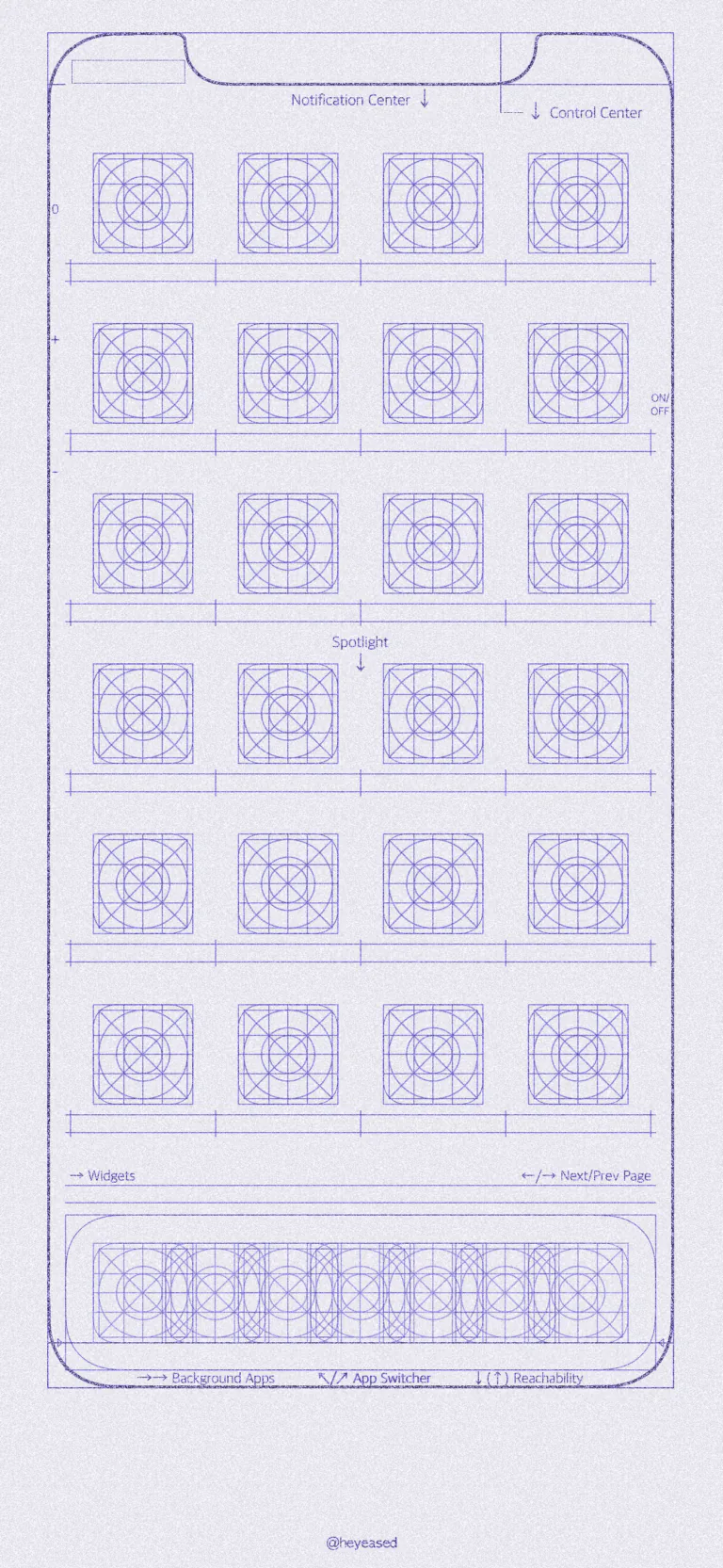 Wallpapers đẹp cho iDevice: Ảnh nền bản vẽ thiết kế iOS 11