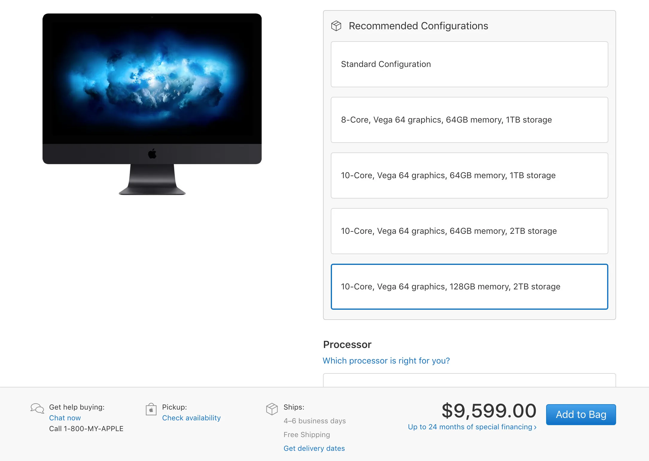 iMac Pro chính thức lên kệ, giá từ $4.999 đến $13.199