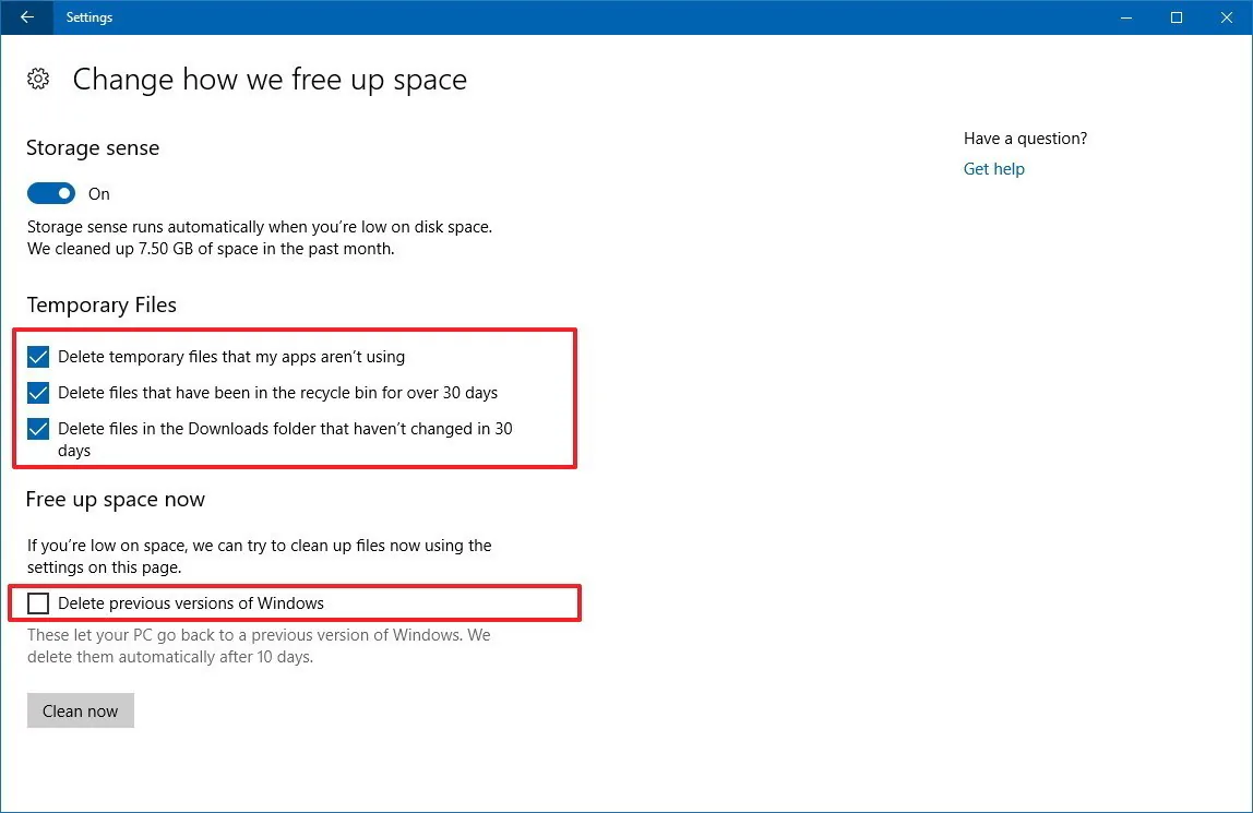 7 cách giải phóng ổ cứng hiệu quả trên Windows 10