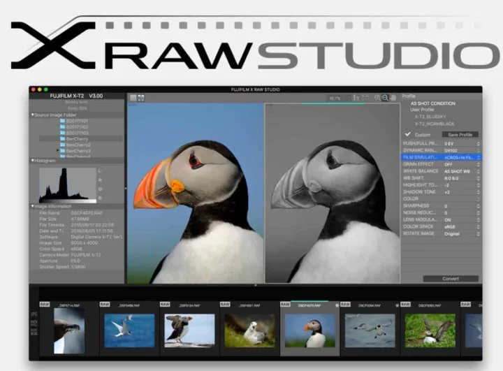 Fujifilm ra mắt phần mềm FUJIFILM X RAW STUDIO, hỗ trợ macOS, Windows sẽ có vào tháng 2/2018