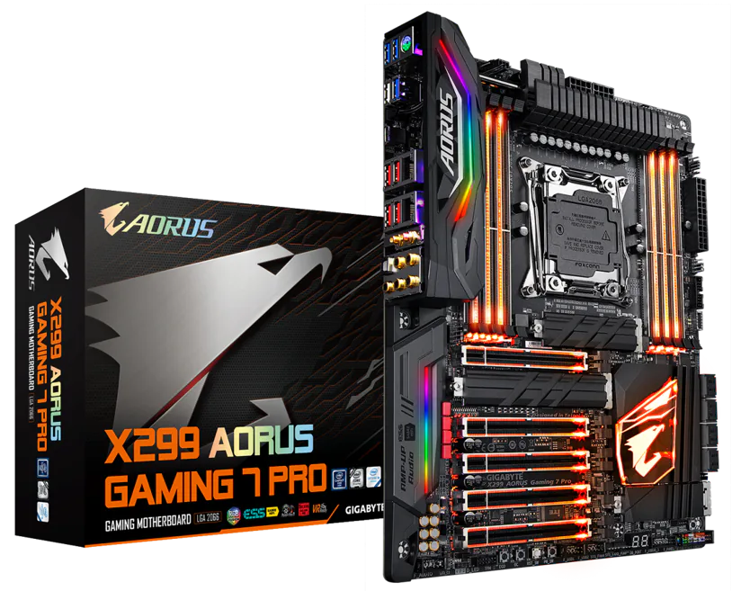GIGABYTE ra mắt Bo mạch chủ X299 AORUS Gaming 7 Pro