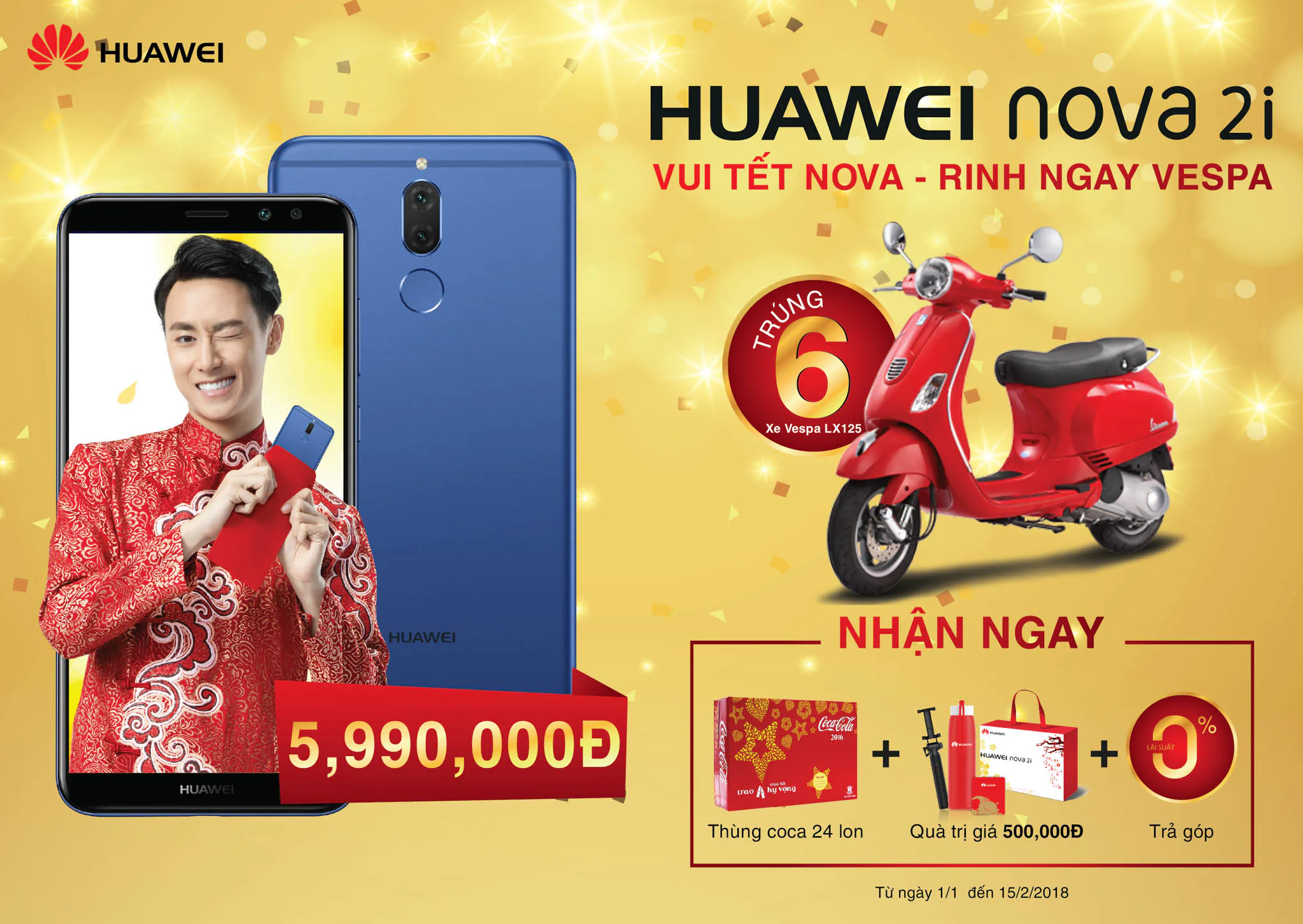 Năm mới như ý với ưu đãi hấp dẫn từ Huawei