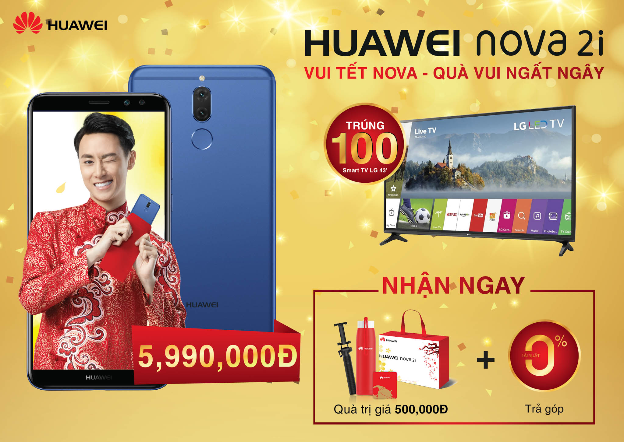 Năm mới như ý với ưu đãi hấp dẫn từ Huawei