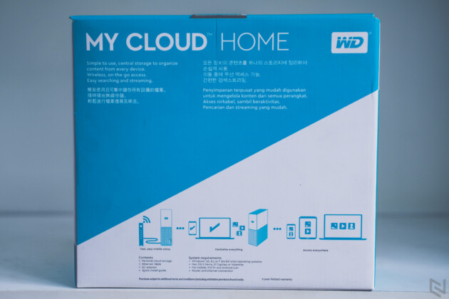 Trên tay WD My Cloud Home: NAS, nhỏ gọn, thiết kế hiện đại