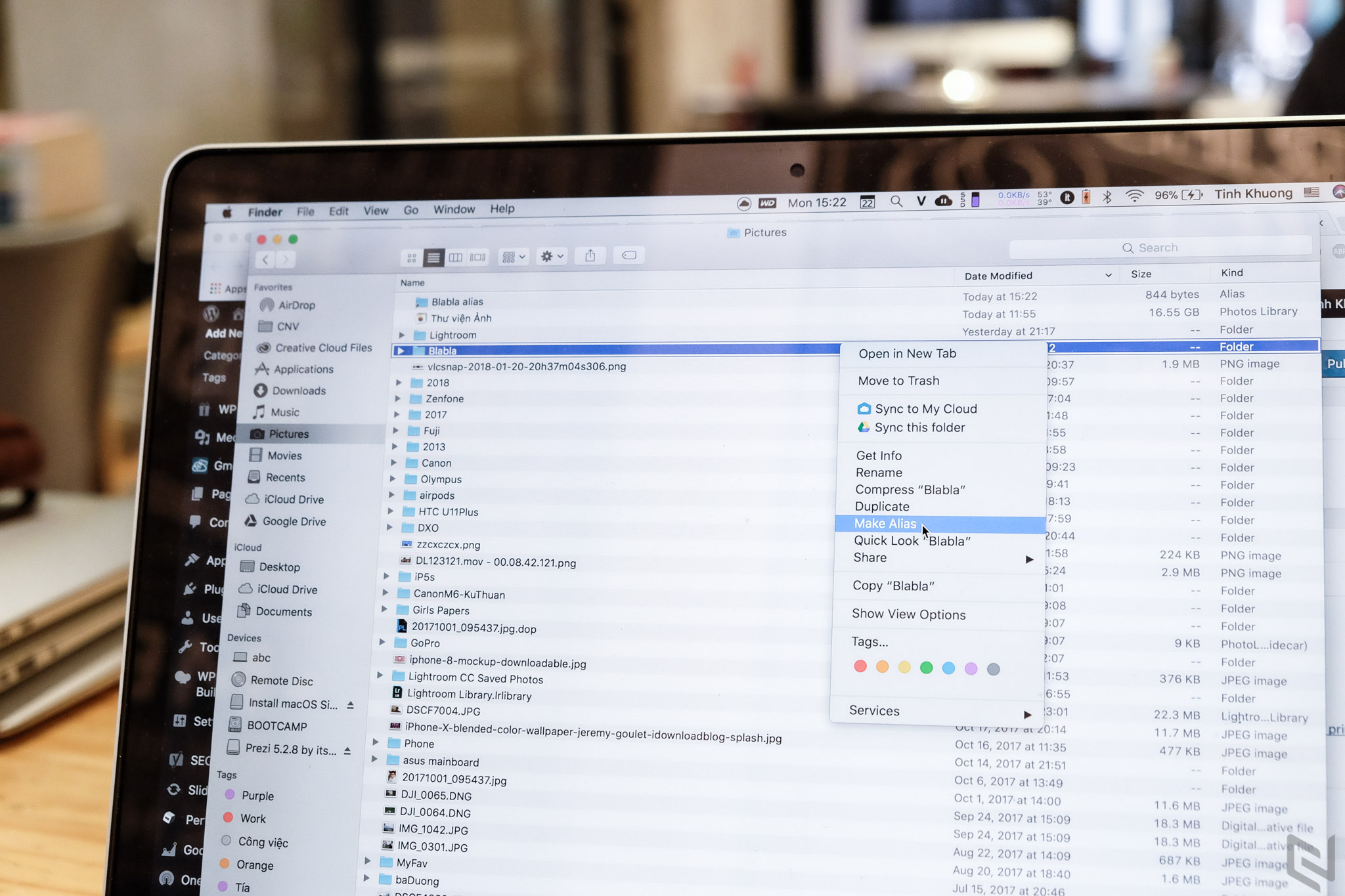 Làm quen với Mac – tạo đường dẫn truy cập nhanh (Shortcuts) từ Desktop trên macOS