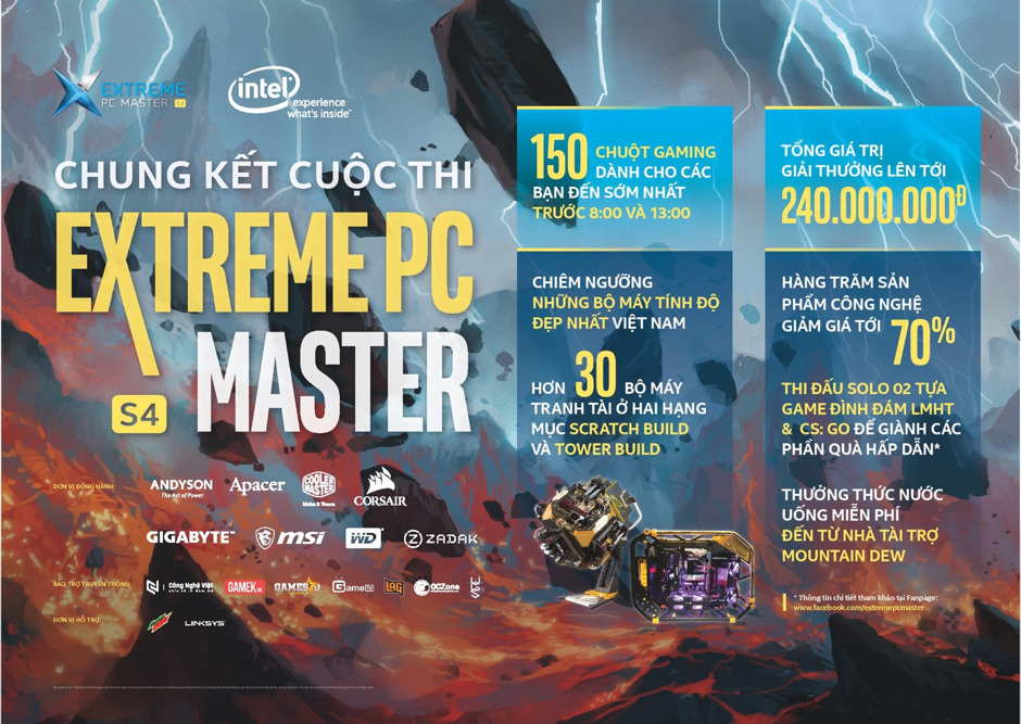 Bùng nổ cùng lễ hội trình diễn máy tính lớn nhất Việt Nam đầu năm 2018 (Extreme PC Master Expo )