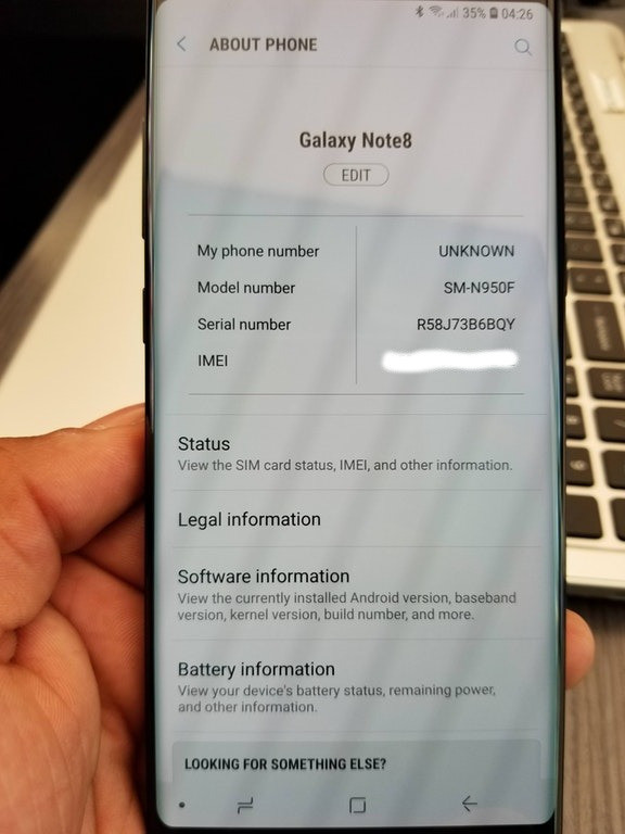 Một số máy Samsung Galaxy Note 8 nhận được bản cập nhật Android 8.0 Oreo chính thức