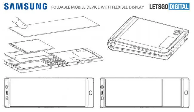 Điện thoại màn hình gập của Samsung: tin đồn, hình ảnh và một số thông tin chi tiết