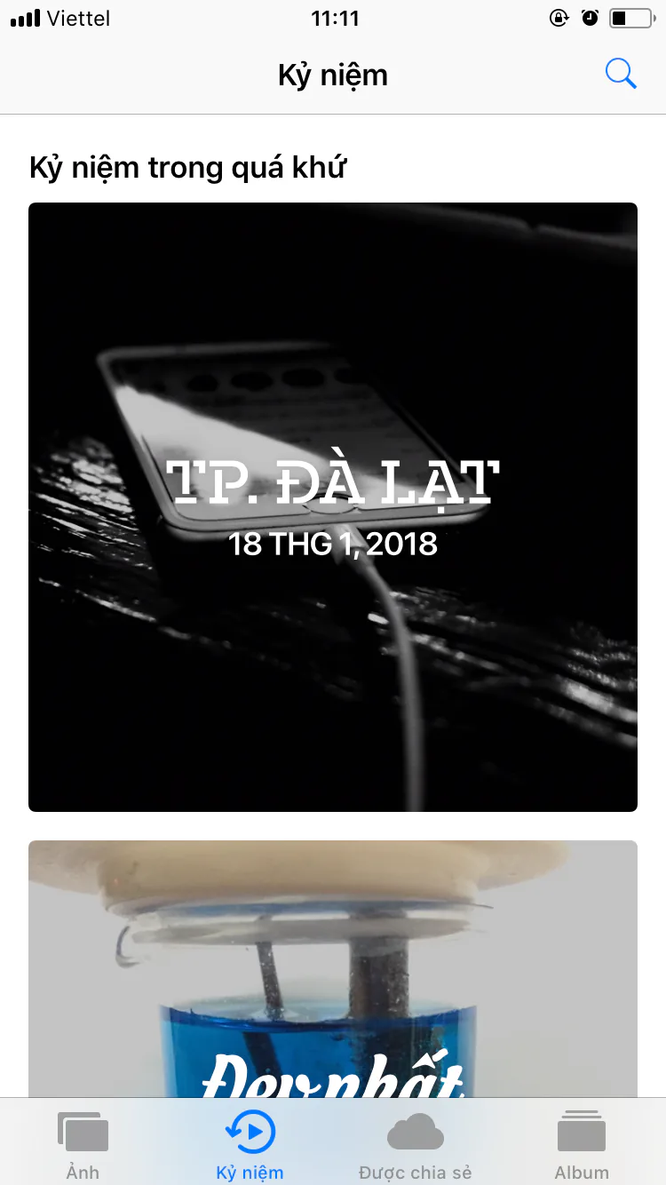 Memories, một trong những tính năng tuyệt vời Apple làm cho thiết bị của mình