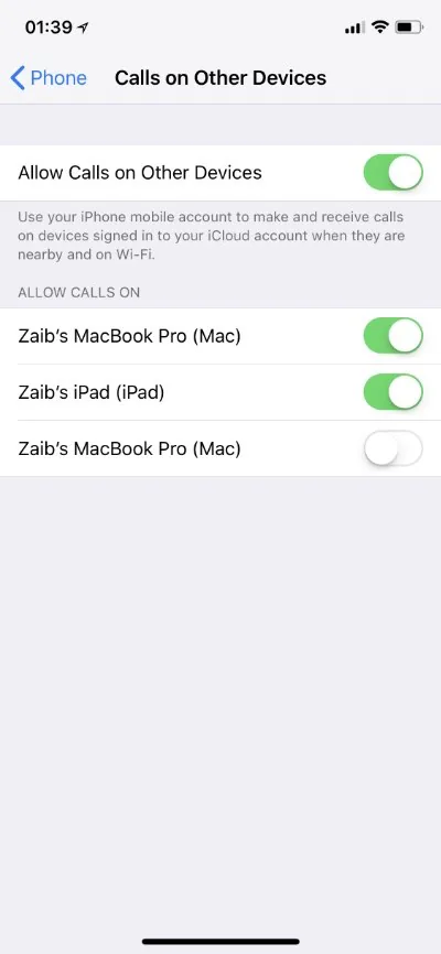 Cách ngưng đổ chuông báo các cuộc gọi từ iPhone trên iPad và Mac