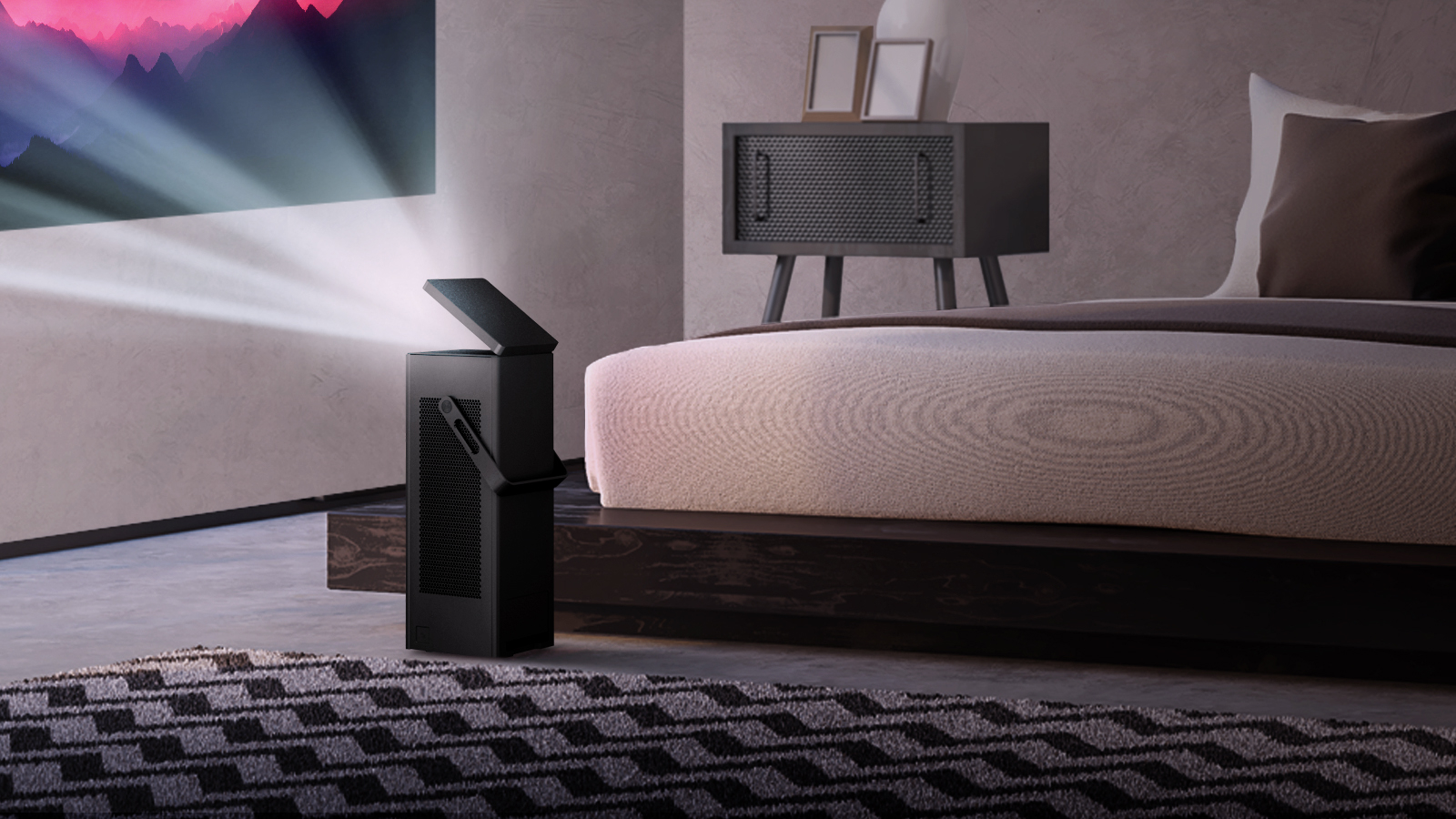 Đem chiếc tivi 150-inch đến bất cứ phòng nào bạn muốn với máy chiếu nhỏ gọn 4K của LG
