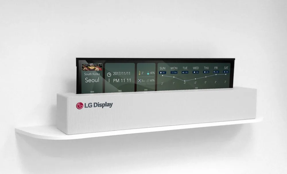 LG Display ra mắt màn hình TV 65 inch có thể cuộn tròn
