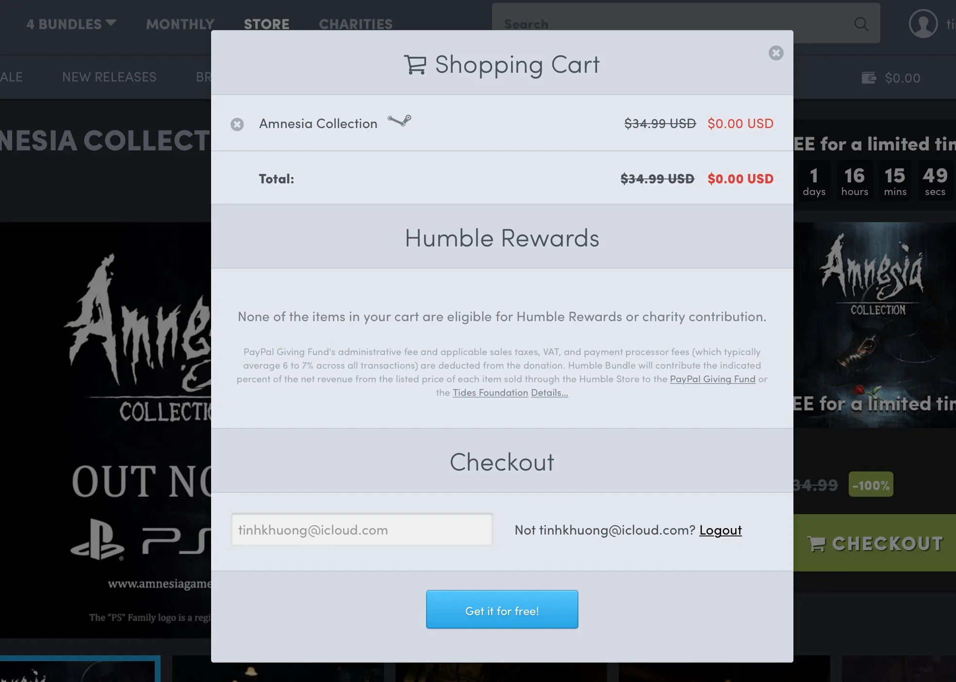 Tựa game Amnesia Collection trị giá $35 đang được tặng miễn phí trên Humble Bundle