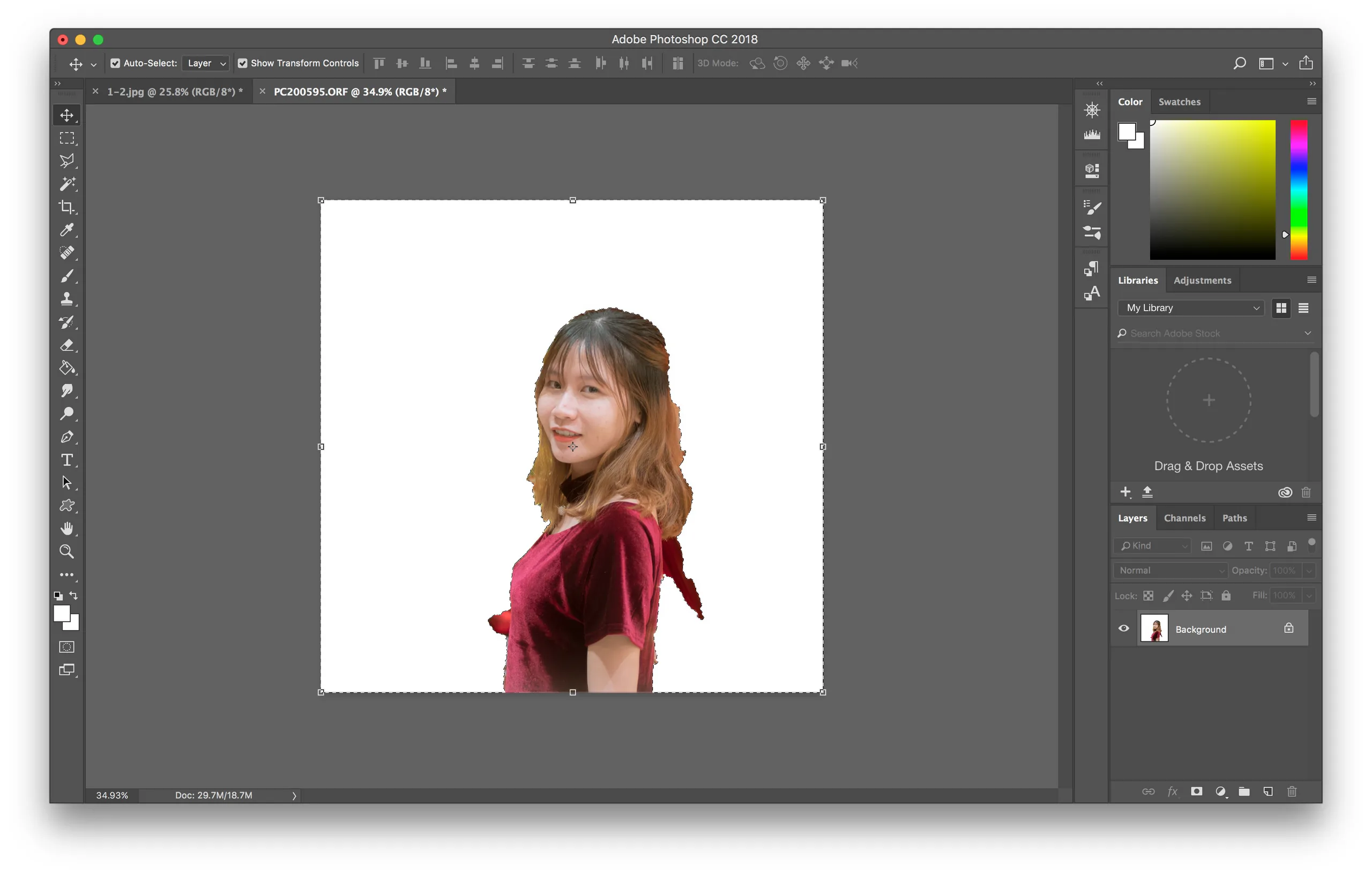 Thử nghiệm và hướng dẫn tách phông nền bằng Select Subject mới trên Photoshop