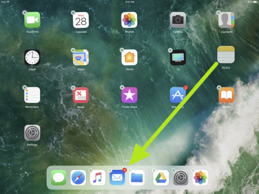 Hướng dẫn chia đôi màn hình iPad sử dụng đa nhiệm trên iOS 11