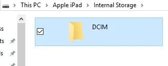 Hướng dẫn chuyển hình ảnh từ iPad sang máy tính