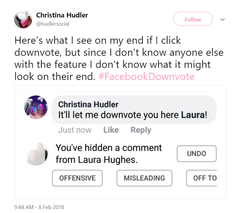 Facebook thử nghiệm tính năng "downvote" để gắn cờ các bình luận sai phạm.