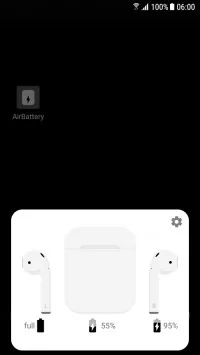 Ứng dụng giúp hiển thị pin của AirPods khi kết nối với Android