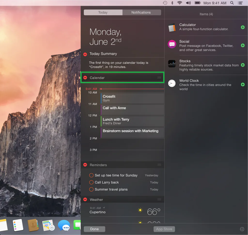 Làm quen Mac - Tùy chỉnh trung tâm thông báo trên macOS