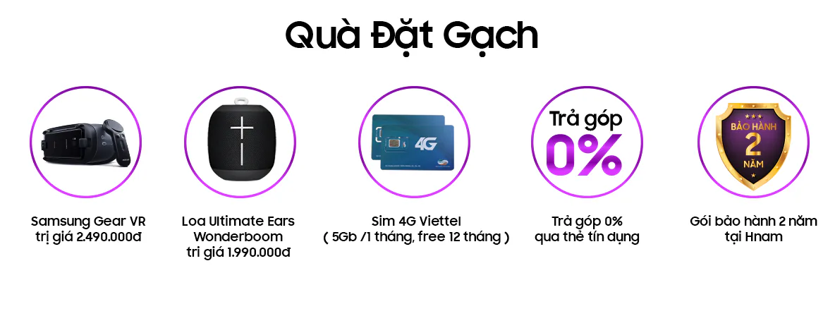 Tổng hợp quà tặng khi “đặt gạch” Samsung Galaxy S9 trong đợt 1 tại các nhà bán lẻ