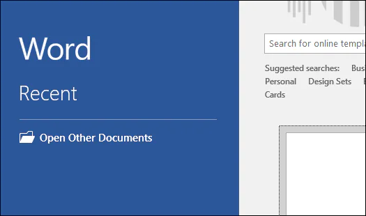 Thủ thuật - Xóa hoặc tắt danh sách Recent Document trong Word 2016