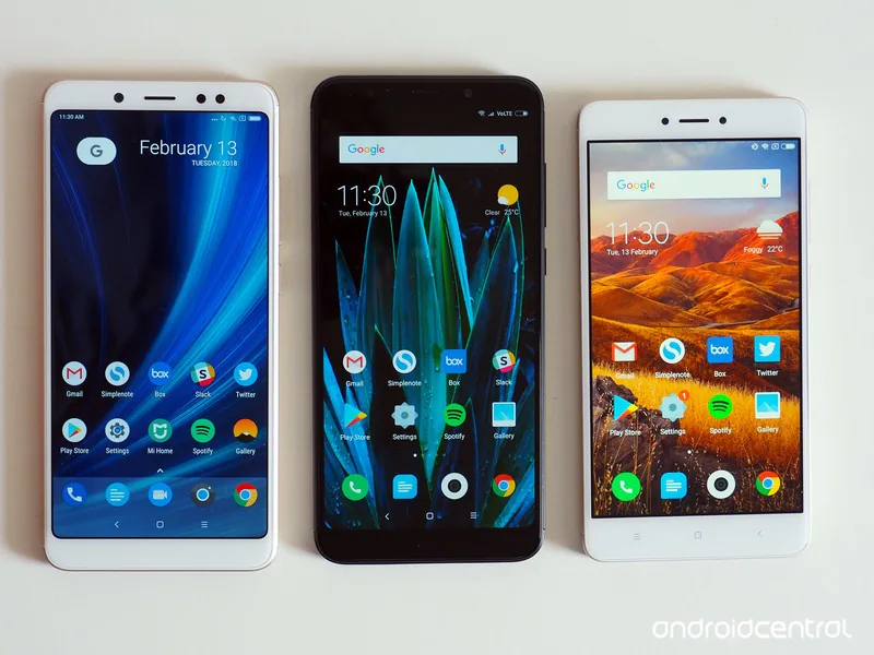 So sánh sự khác biệt giữa Xiaomi Redmi Note 5 Pro vs. Redmi Note 5 vs. Redmi Note 4