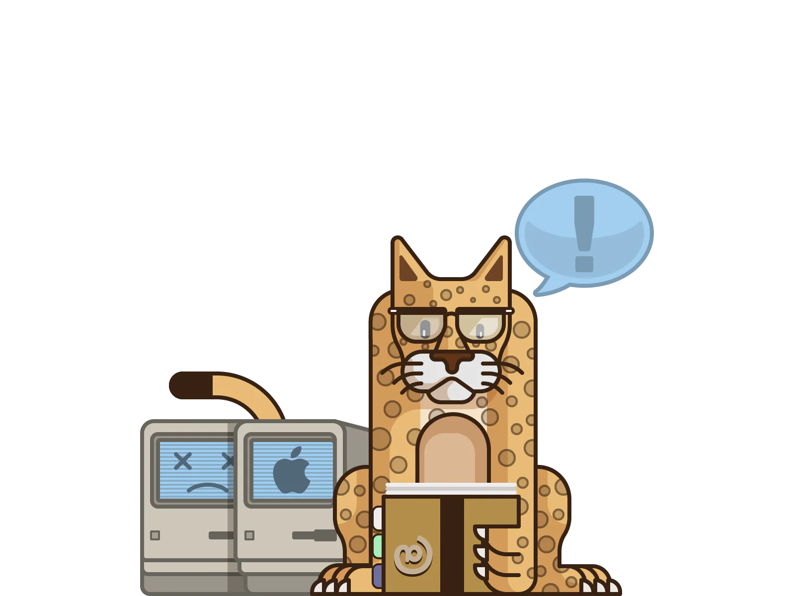 Nhìn lại 17 năm lịch sử của macOS qua các hình ảnh minh hoạ đáng yêu