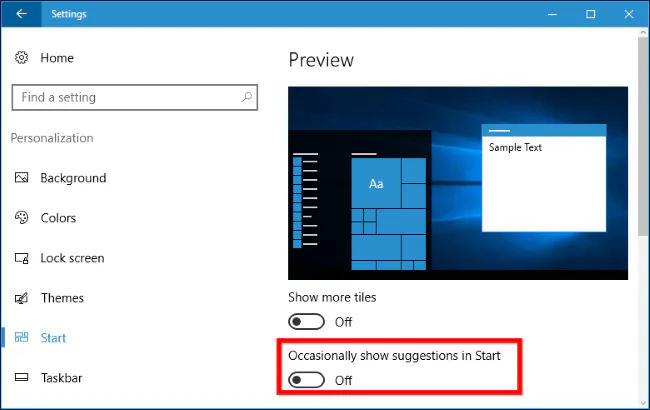 Cách tắt tất cả các quảng cáo được tích hợp trên Windows 10