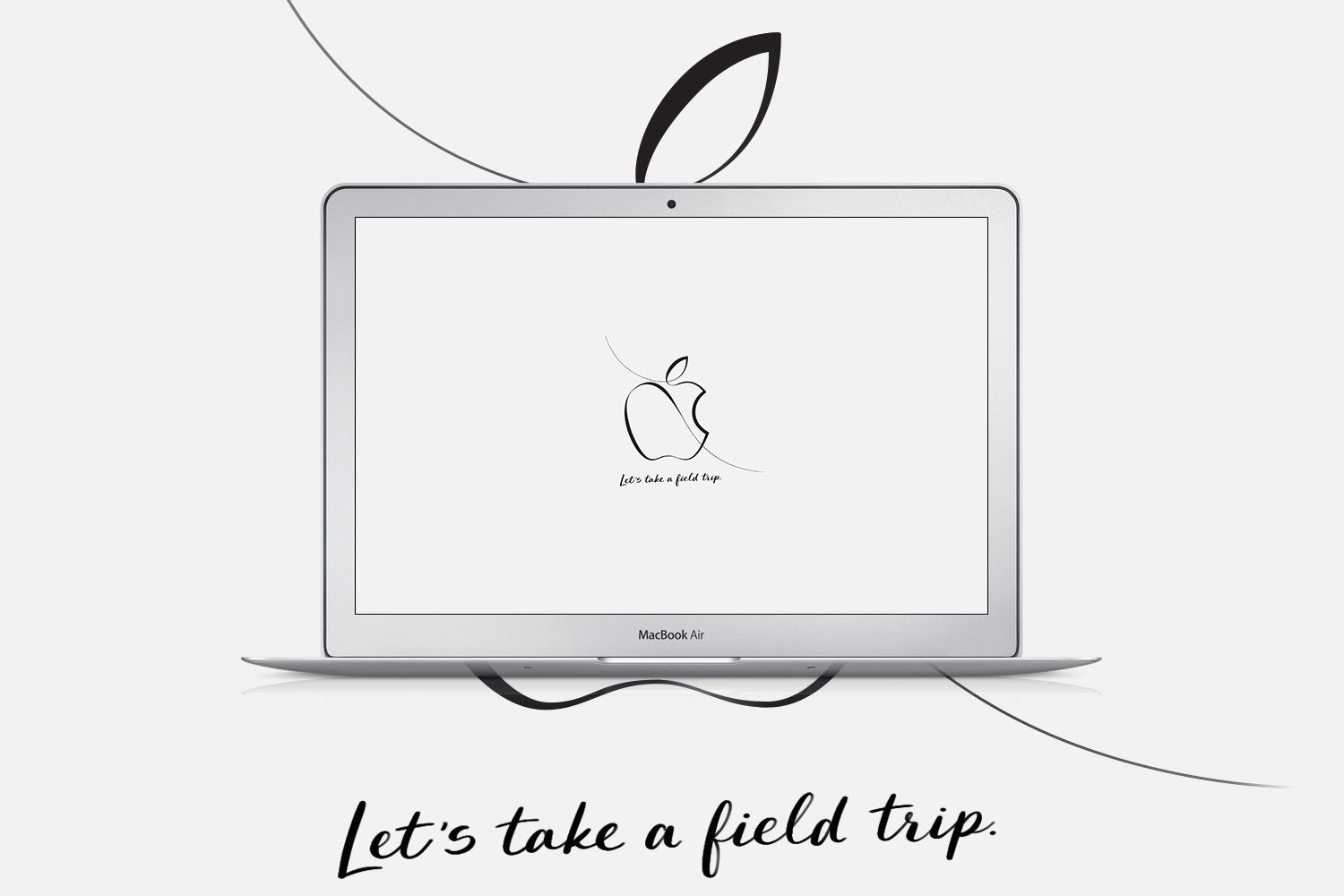 Mời tải hình nền 'Let’s take a field trip' dành cho sự kiện của Apple