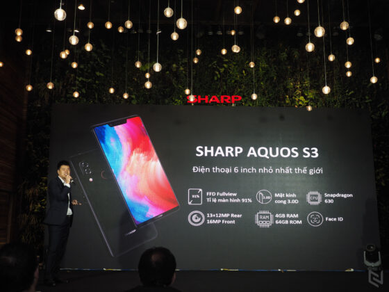 Sharp Mobile chính thức giới thiệu Aquos S3 với thiết kế “tai thỏ”, giá 8.990.000