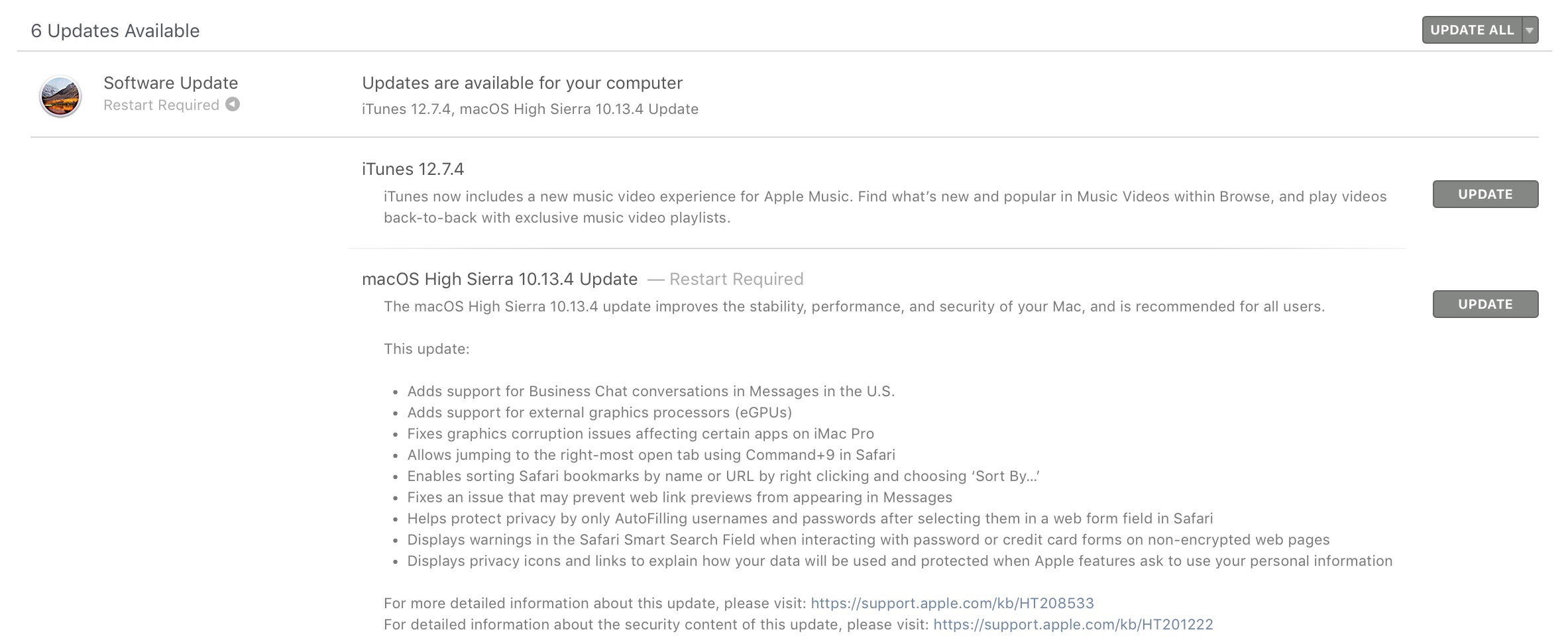 Tải về bộ cài macOS High Sierra 10.13.4, tập trung cải thiện độ ổn đinh, hiệu năng và bảo mật cho Mac