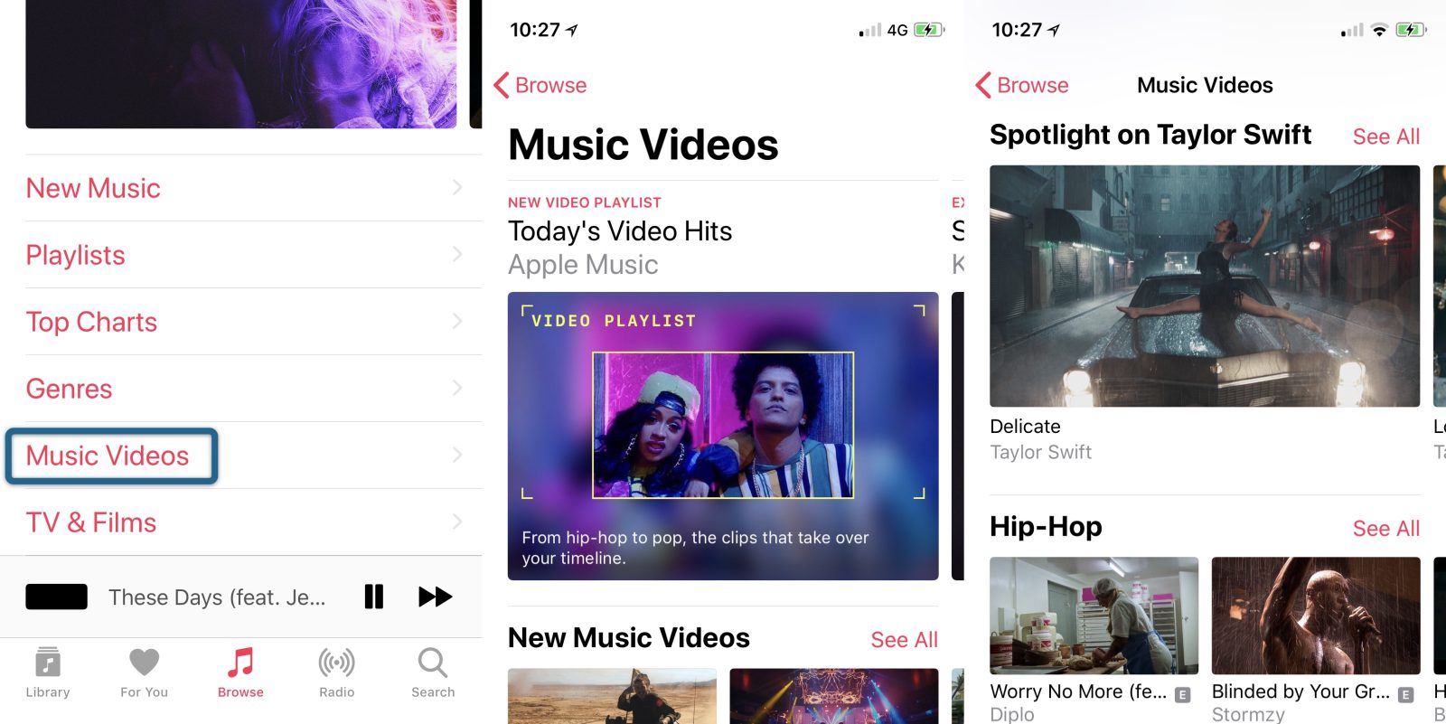 Apple Music thêm phần riêng dành cho các video âm nhạc