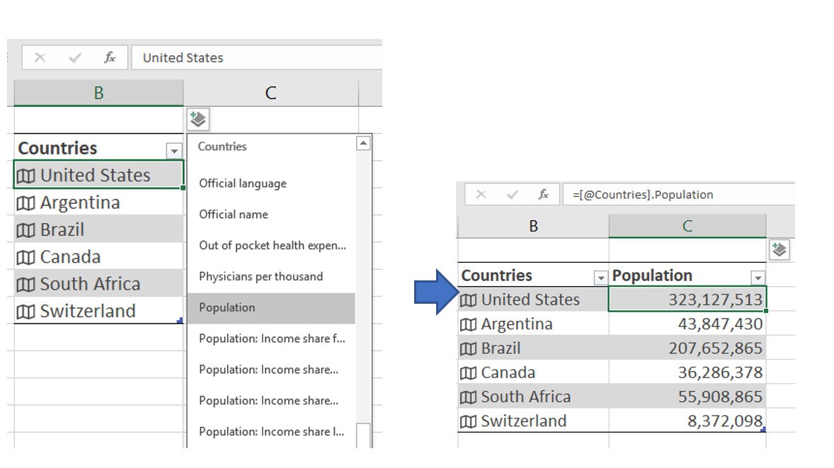 Microsoft Office cập nhật đưa dữ liệu kiểu dữ liệu AI vào Excel