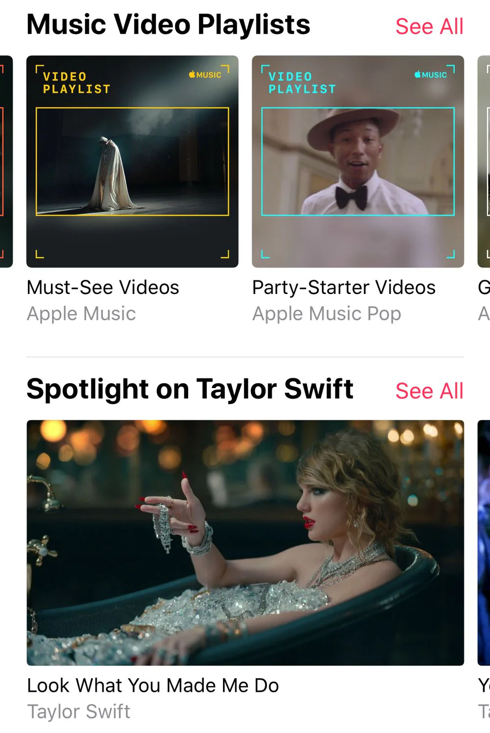 Apple Music thêm phần riêng dành cho các video âm nhạc
