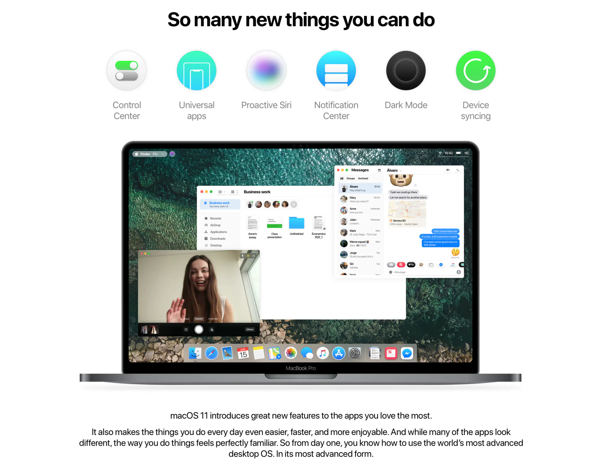 Concept macOS 11, hiện đại hơn và có phần giống với iOS hơn
