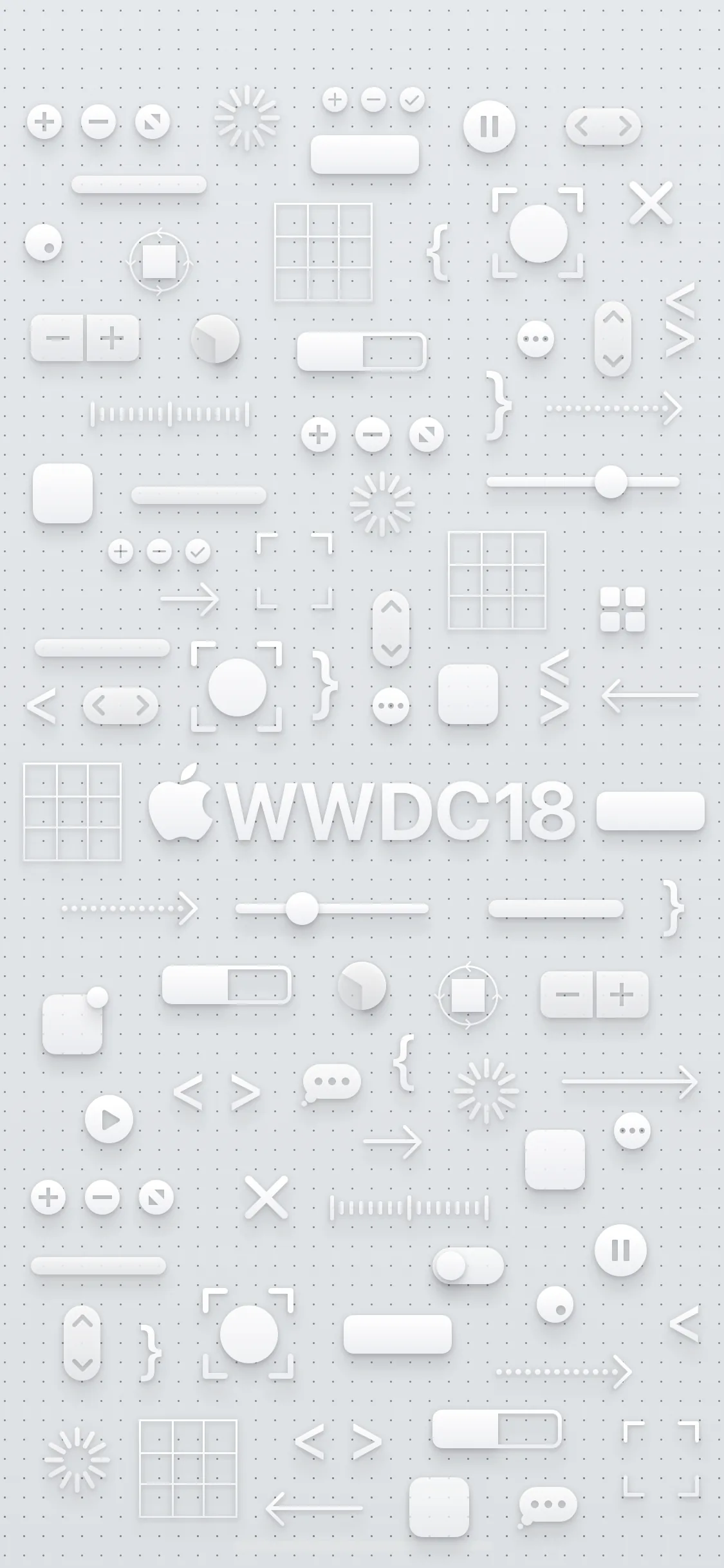 Wallpaper đẹp cho iDevice: Hình nền WWDC 2018